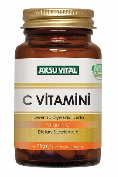 Aksu Vital C Vitamini 1250mg 60 Tablet