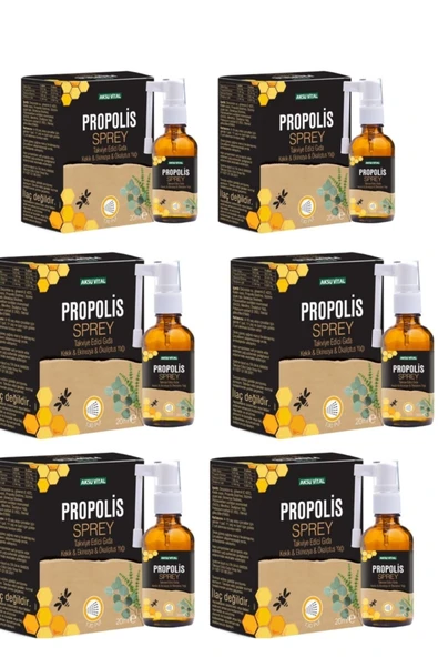 Aksu Vital Propolis Spray 20 Ml X 6 Adet