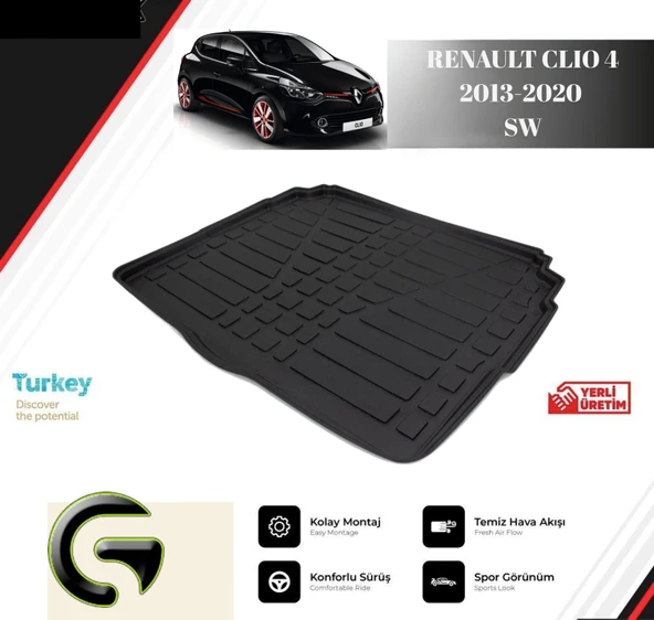 BAGAJ HAVUZU RENAULT CLIO 4 2013-2020 SW