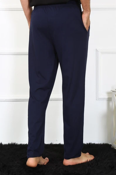 Erkek Pamuk Lacivert Tek Alt Pijama 27495 - Resim 5