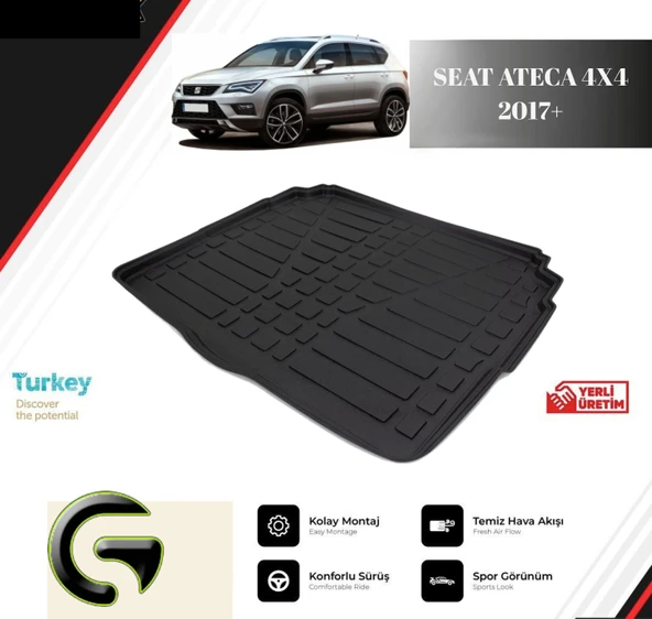 BAGAJ HAVUZU SEAT ATECA 4X4 2017+