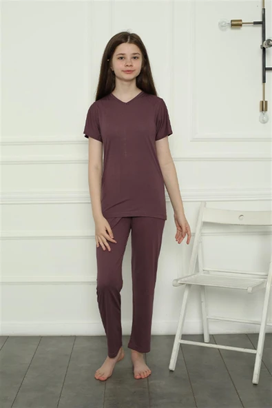 Kız Çocuk Penye Pijama Takım 20399