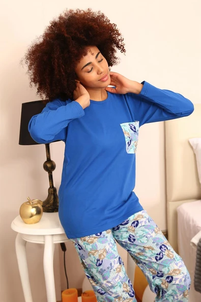 Kadın Uzun Kol Penye Pijama Takım 4194