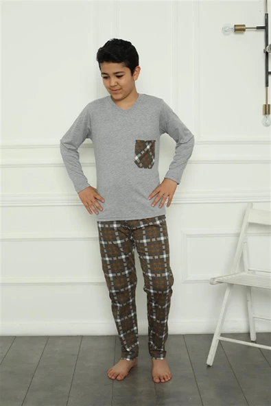 Erkek Çocuk Penye Pijama Takım 20387