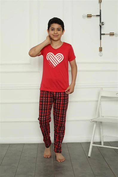 Erkek Çocuk Penye Pijama Takım 20391