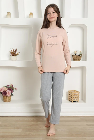 Kız Çocuk Penye Pijama Takım 20425