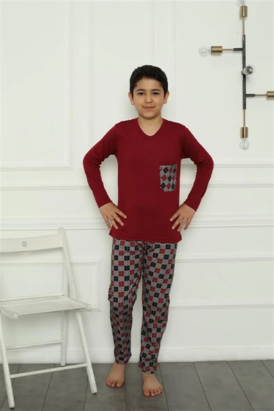 Erkek Çocuk Penye Pijama Takım 20385