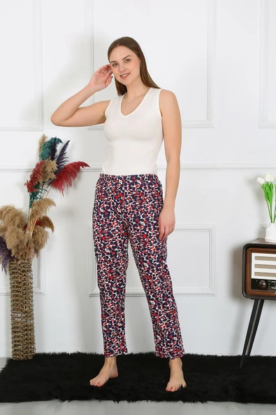 Kadın Pamuklu Tek Alt Pijama 27518