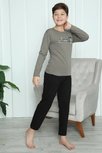 Erkek Çocuk Penye Pijama Takım 20418