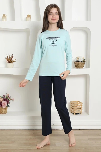 Kız Çocuk Penye Pijama Takım 20421