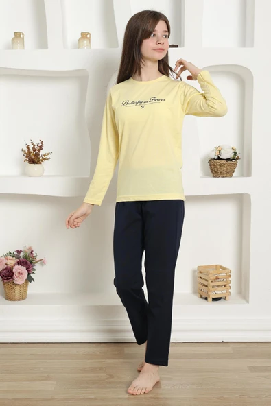Kız Çocuk Penye Pijama Takım 20422