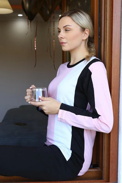 Kadın Uzun Kol Penye Pijama Takım 4173