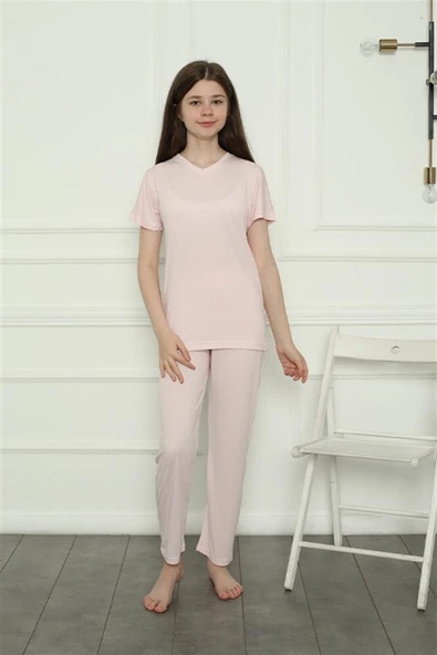 Kız Çocuk Penye Pijama Takım 20400