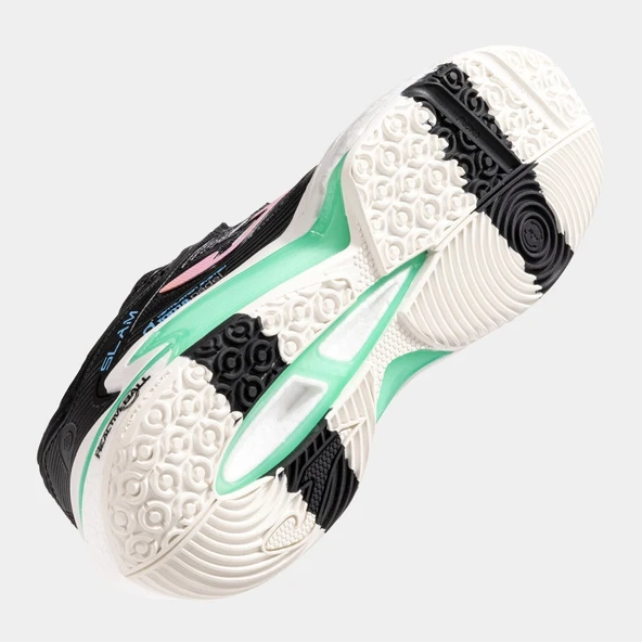 Joma Slam Kadın Siyah Toprak - Sert Kort Tenis & Padel Ayakkabısı TSLALS2502OM - Resim 5