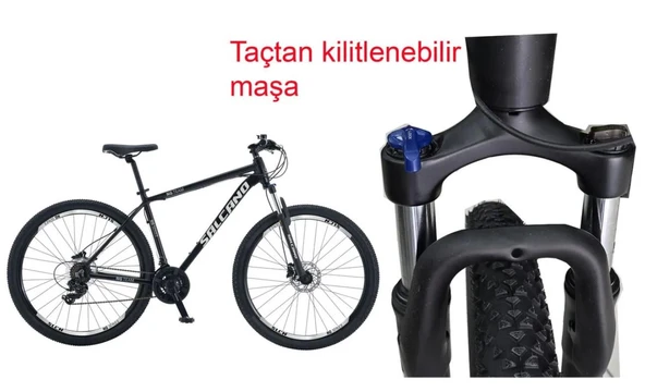 Salcano NG Team200 29 Jant 21 Vites Hidrolik Fren 21 Kadro Dağ Bisikleti Siyah Gümüş - 3