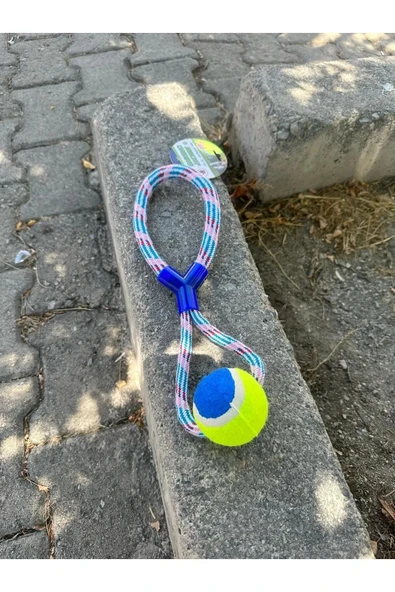 Halat Çekiştirme Halatı Düğümlü Köpek Oyuncağı - 3