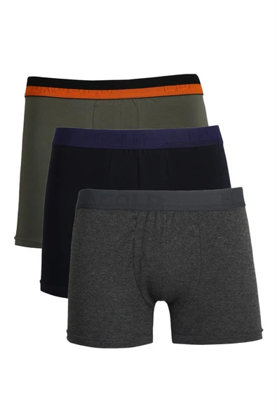 Erkek Penye 3'lü Boxer 40104