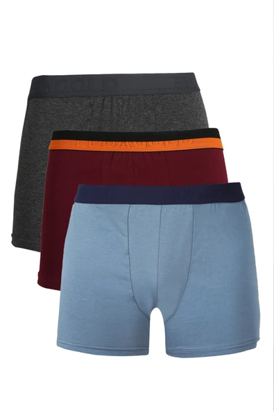 Erkek Penye 3'lü Boxer 40093