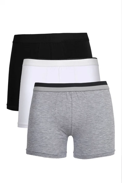 Erkek Penye 3'lü Boxer 40100