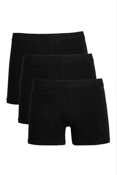 Erkek Penye 3'lü Boxer 40092