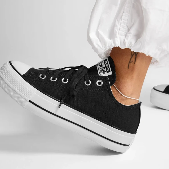Converse Chuck Taylor All Star Lift Unisex Siyah Platform Sneaker Spor Ayakkabı 560250C.001 - 5