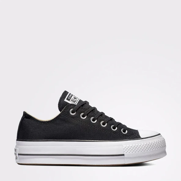 Converse Chuck Taylor All Star Lift Unisex Siyah Platform Sneaker Spor Ayakkabı 560250C.001