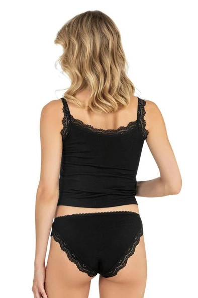 Fabony Bayan Dantelli Atlet Külot Takımı 1160 - Resim 4