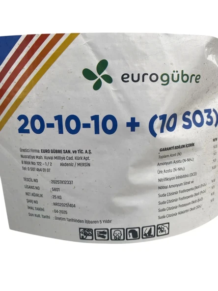 Nerosol 20-10-10 Kompoze Gübre 25 Kg - 3
