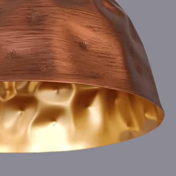 Luzen Bakır Sarkıt Avize - 3