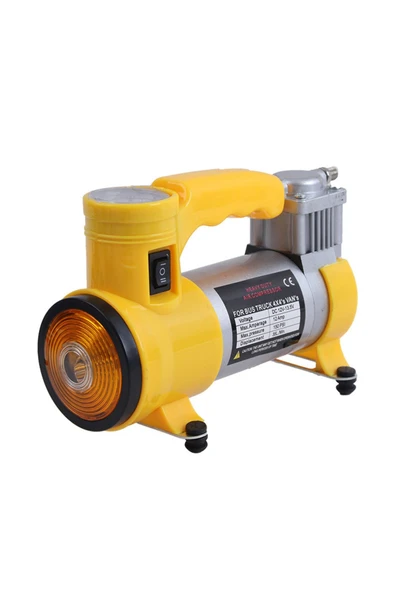 Araba Oto Araç Lastik Şişirme Pompası Metal Gövde Kompresör 150 psi - 4