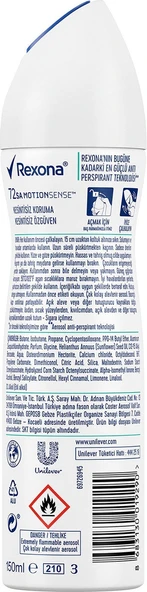 Rexona Shower Fresh 72 Saat Kadın Sprey Deodorant 3 x 150 ML - 8