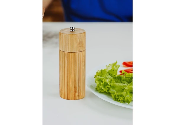 THE MİA Natura Bambu Tuz Biber Değirmeni 6X15 cm