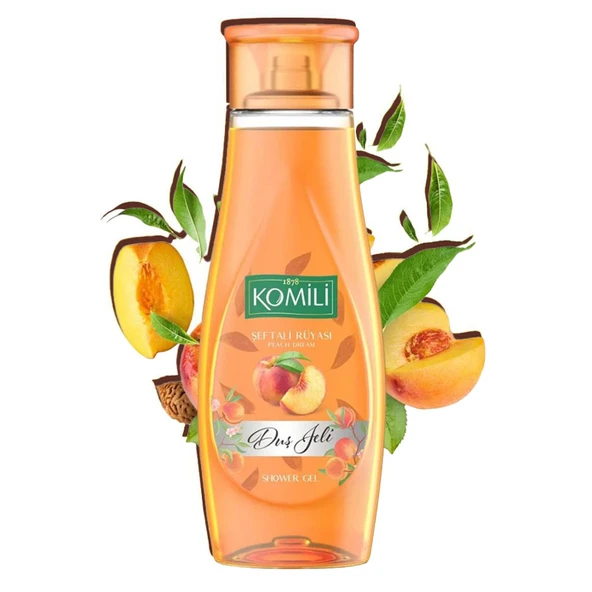 Komili Vegan Şeftali Rüyası Duş Jeli 500 ml,Şeftali