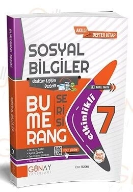Günay Yayınları 7. Sınıf Sosyal Bilgiler Etkinlikli Bumerang Serisi