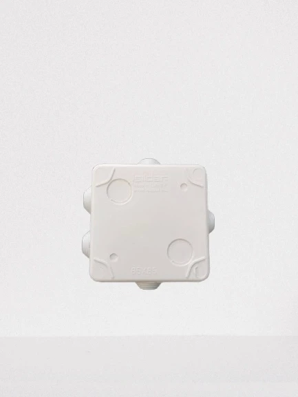 IŞILDAR Plastik Beyaz 85x85 Kare Atigron Buat Delikli + Plastik Rekorlu - 3