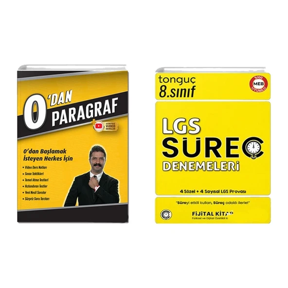 Rüştü Hoca 0'dan Paragraf+ 8. Sınıf Lgs Süreç Denemeleri