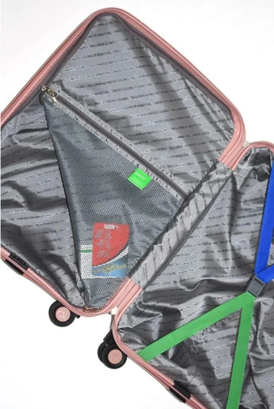 UNITED COLORS OF BENETTON UNİSEX ORTA BOY VALİZ V.14BNT2000-03-RS - 4
