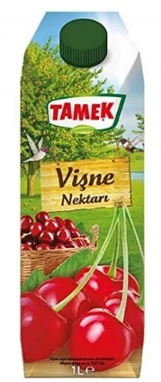 Tamek Meyvelim Vişneli İçecek 1 Litre x12'li