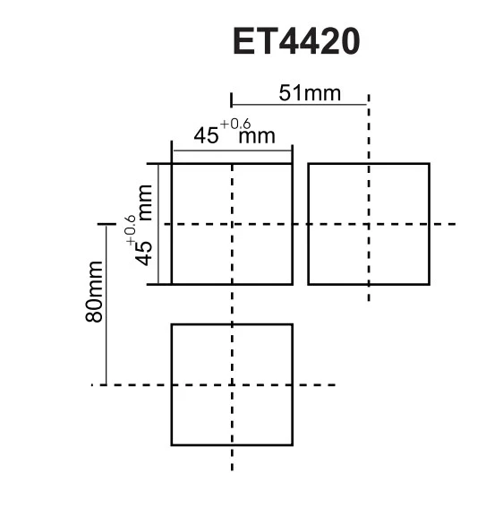 ENDA 48x48 -40...1700?C Derece Isı Kontrol Cihazı Dijital Termostat (Termokulp Hariç) - 3