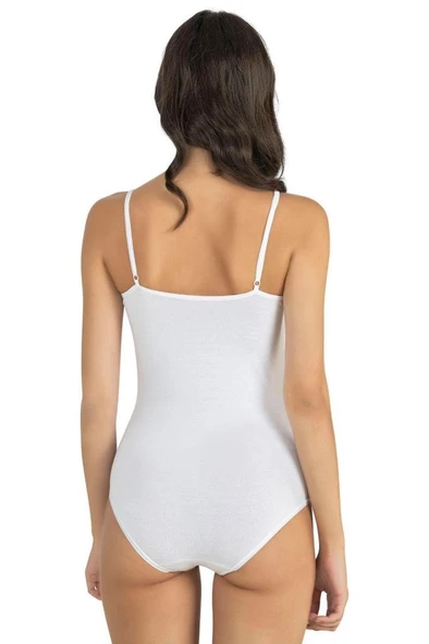 Fabony Bayan İp Askılı Çıtçıtlı Body 1180 - 4