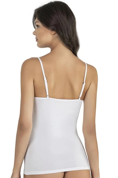 Fabony Bayan Modal İp Askılı Atlet 1210 - Resim 4