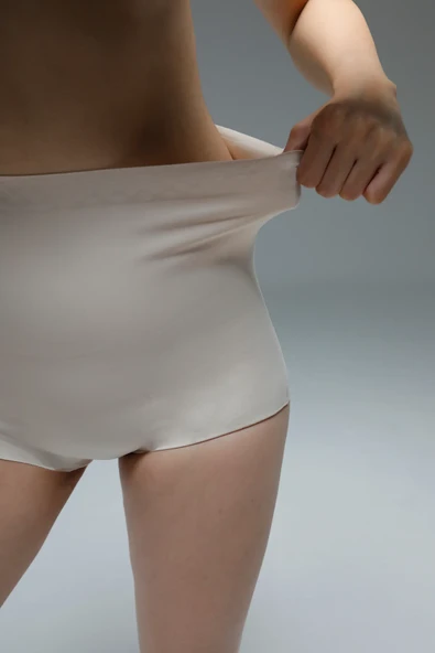 Korse Destekli Yüksek Bel Slip - 3