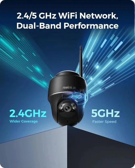 REOLINK 5MP Kablosuz Dış Mekan Güvenlik Kamera Sistemi - 6