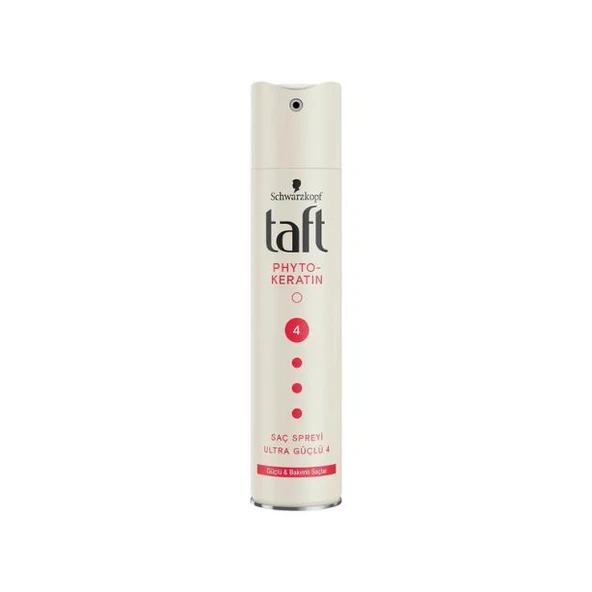 Taft Saç Spreyi Ultimate No: 4 Phyto Keratin 250 ml
