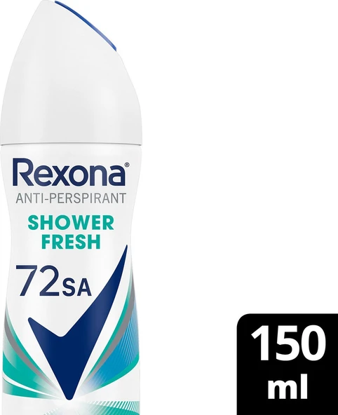 Rexona Shower Fresh 72 Saat Kadın Sprey Deodorant 3 x 150 ML