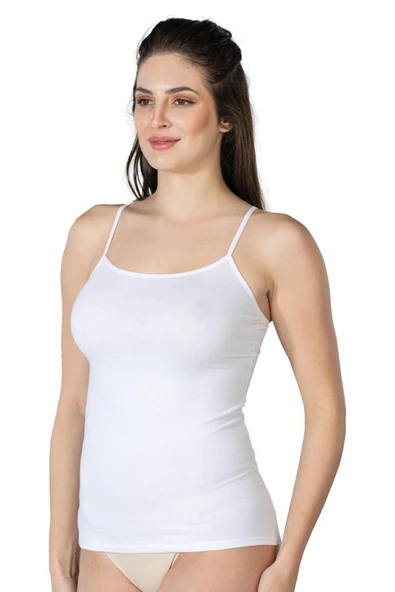 Beyaz Mı 1410 Modal Cotton Ince Askılı Atlet