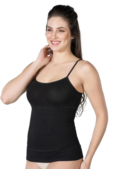 Siyah Mı 1401 Modal Cotton Kadın Atlet Korse