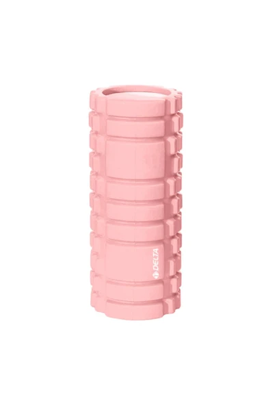 Delta Yüksek Yoğunlukta Orta Sert Deluxe Foam Roller Masaj Köpüğü Pilates Masaj Rulosu-PEMBE