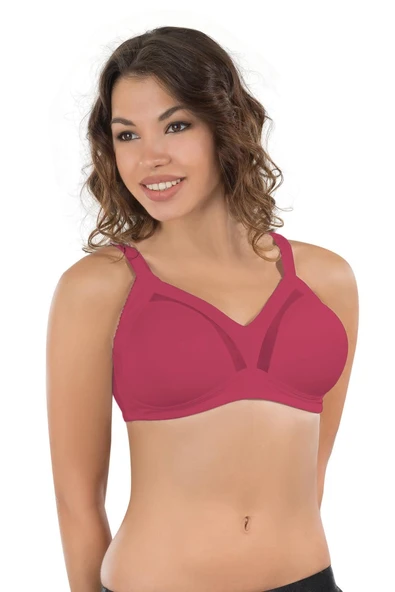 Bordo Mı 171 C Basic Toparlayıcı Sütyen - Resim 2