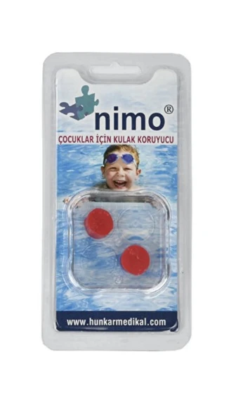 Nimo Çocuk 2'li Silikon Kulak Tıkacı